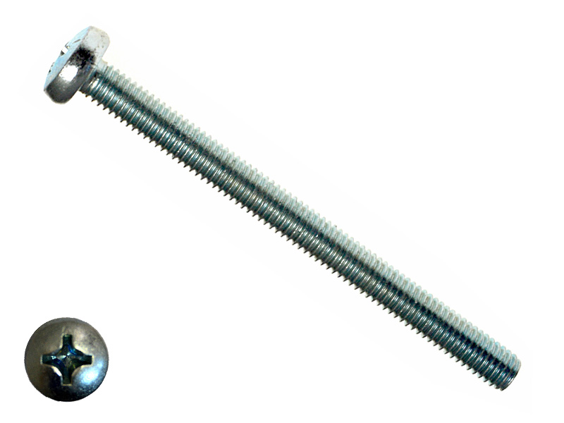 Винты полуцилиндрические (DIN 7985), цинк