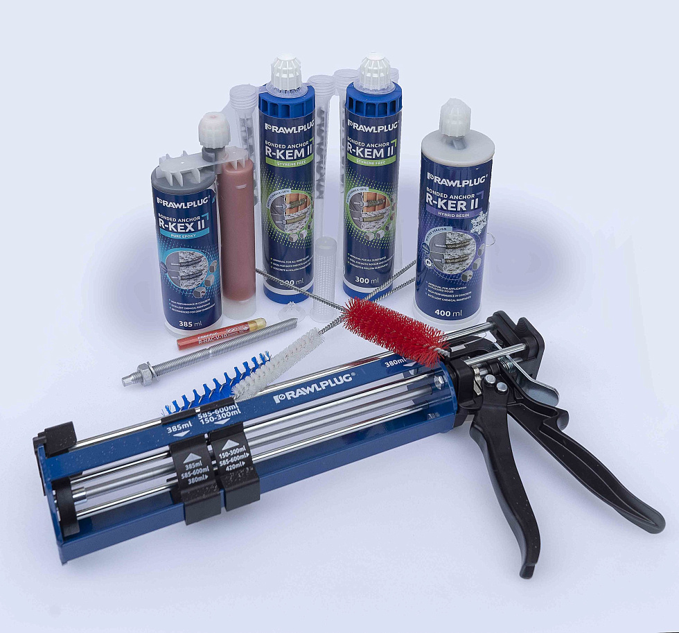 Применение клиновых и химических анкеров